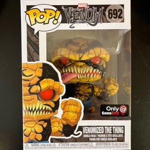 Funko POP! Marvel Venomized The Thing Exclusive Vinyl Figure #692 - Metallic